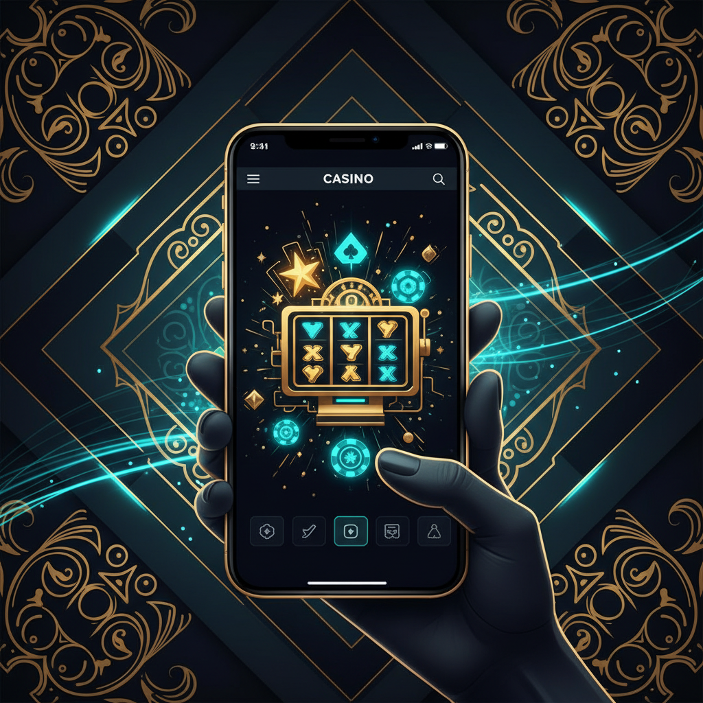 imagem de seção de cassino na interface